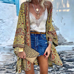 Trendig Boho damtröja med mönster – Elara
