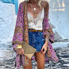 Trendig Boho damtröja med mönster – Elara