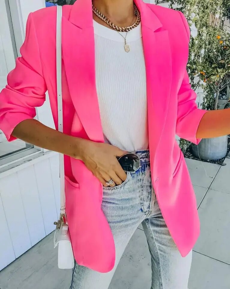 Höstlig stilfull damblazer - Emilia