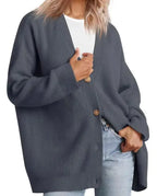 Damernas cashmere väst med V-ringning – Sylvie