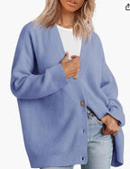 Damernas cashmere väst med V-ringning – Sylvie